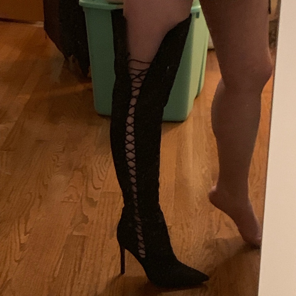 Over the knee sexy boots